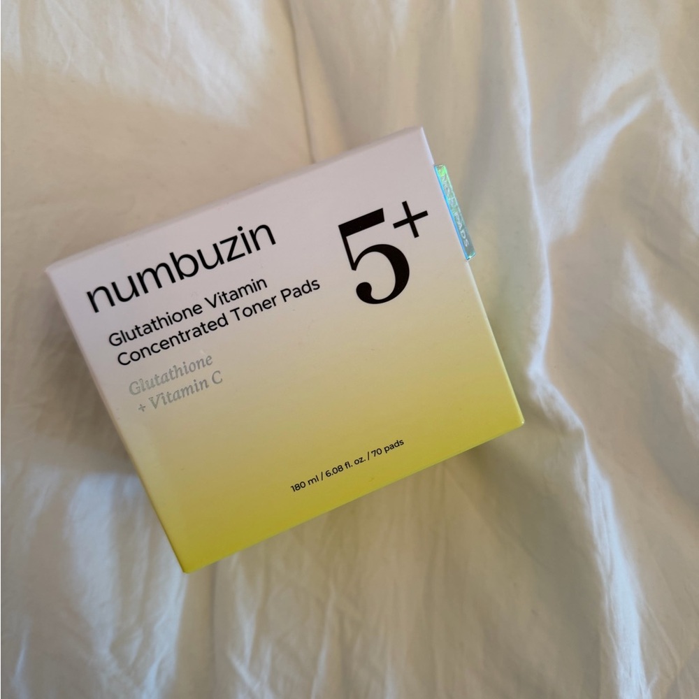 Glutathione Vitamin Concentrated Toner Pads - Yellow
